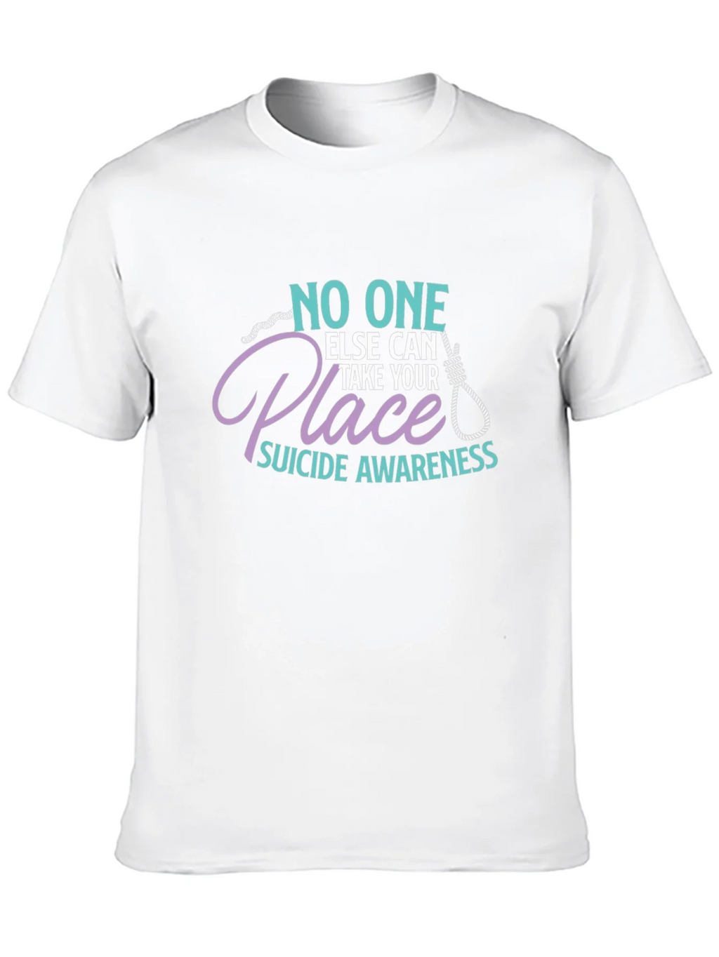 Suicide Awareness Graphic T-Shirt - No One Else Can Take product image 9