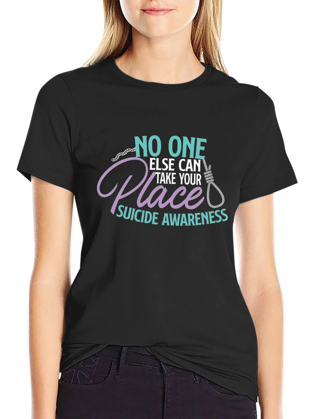 Suicide Awareness Graphic T-Shirt - No One Else Can Take product image 2