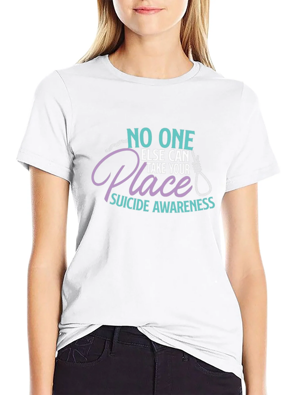 Suicide Awareness Graphic T-Shirt - No One Else Can Take product image 8