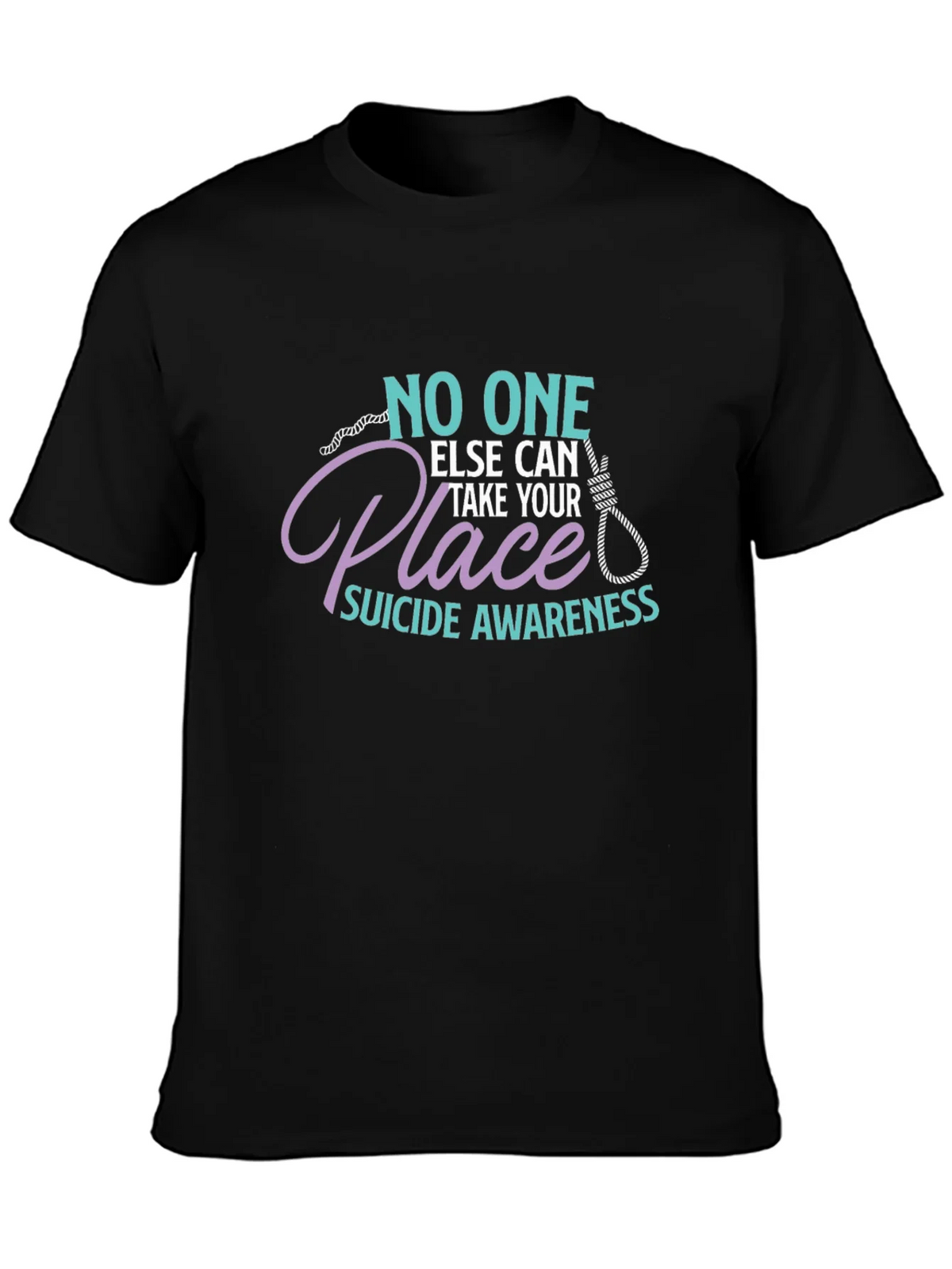 Suicide Awareness Graphic T-Shirt - No One Else Can Take product image 3