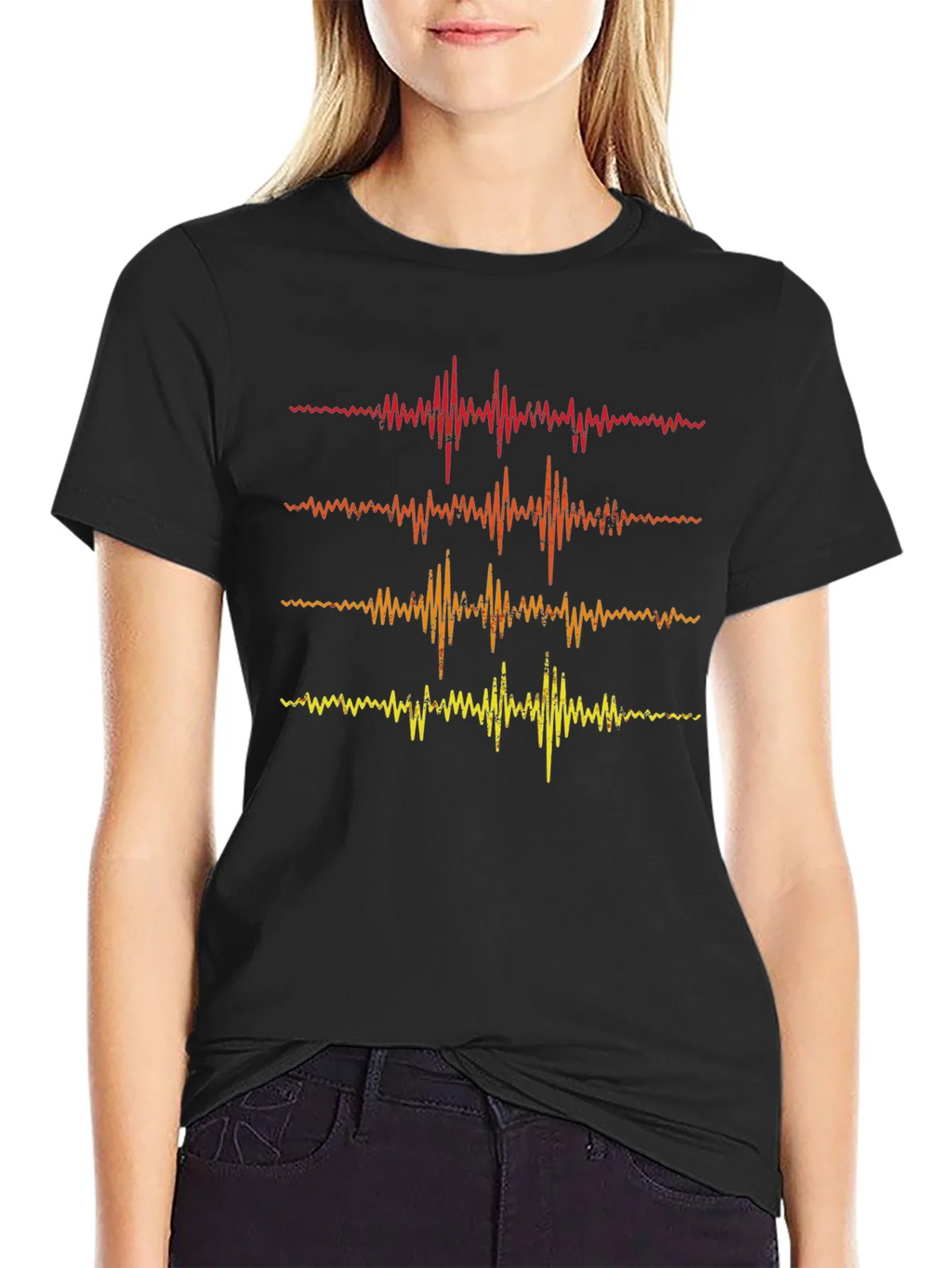 Retro Sound Wave Graphic Tee product image 2