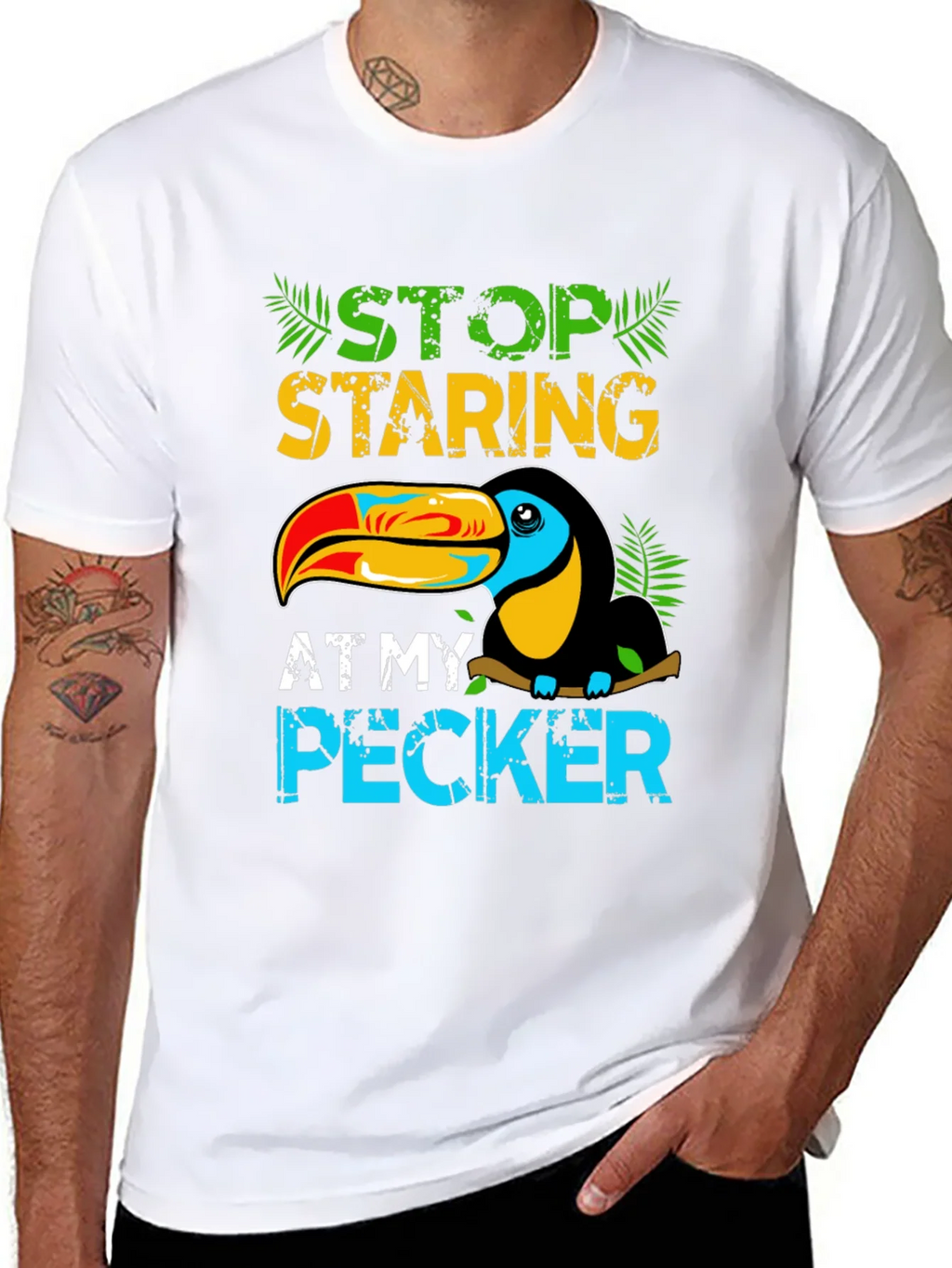 Funny Toucan T-Shirt - Stop Staring! product image 7