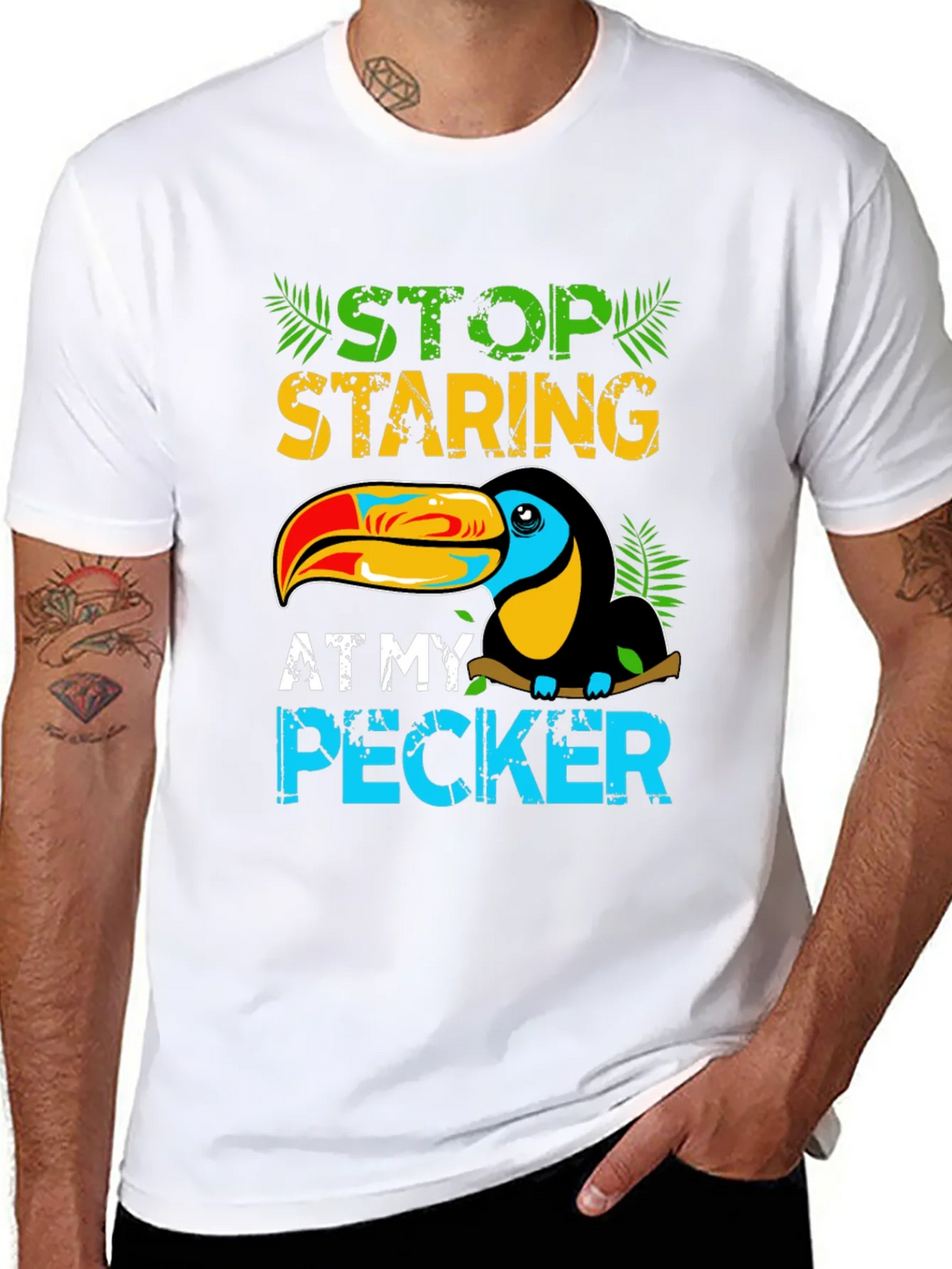 Funny Toucan T-Shirt - Stop Staring! product image 7