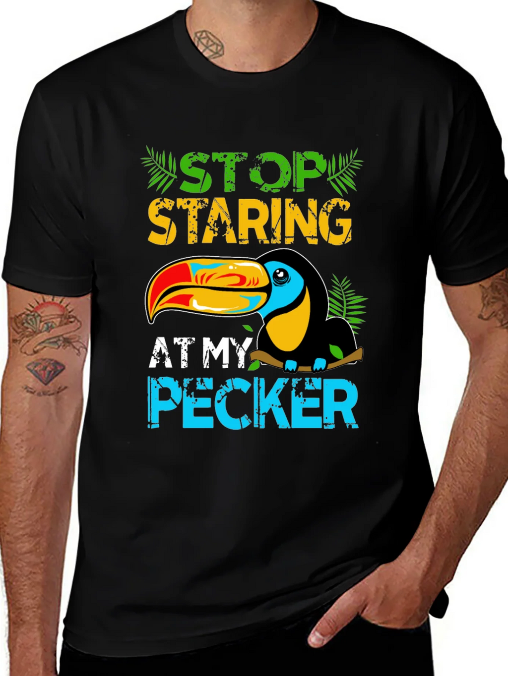 Funny Toucan T-Shirt - Stop Staring! product image 1