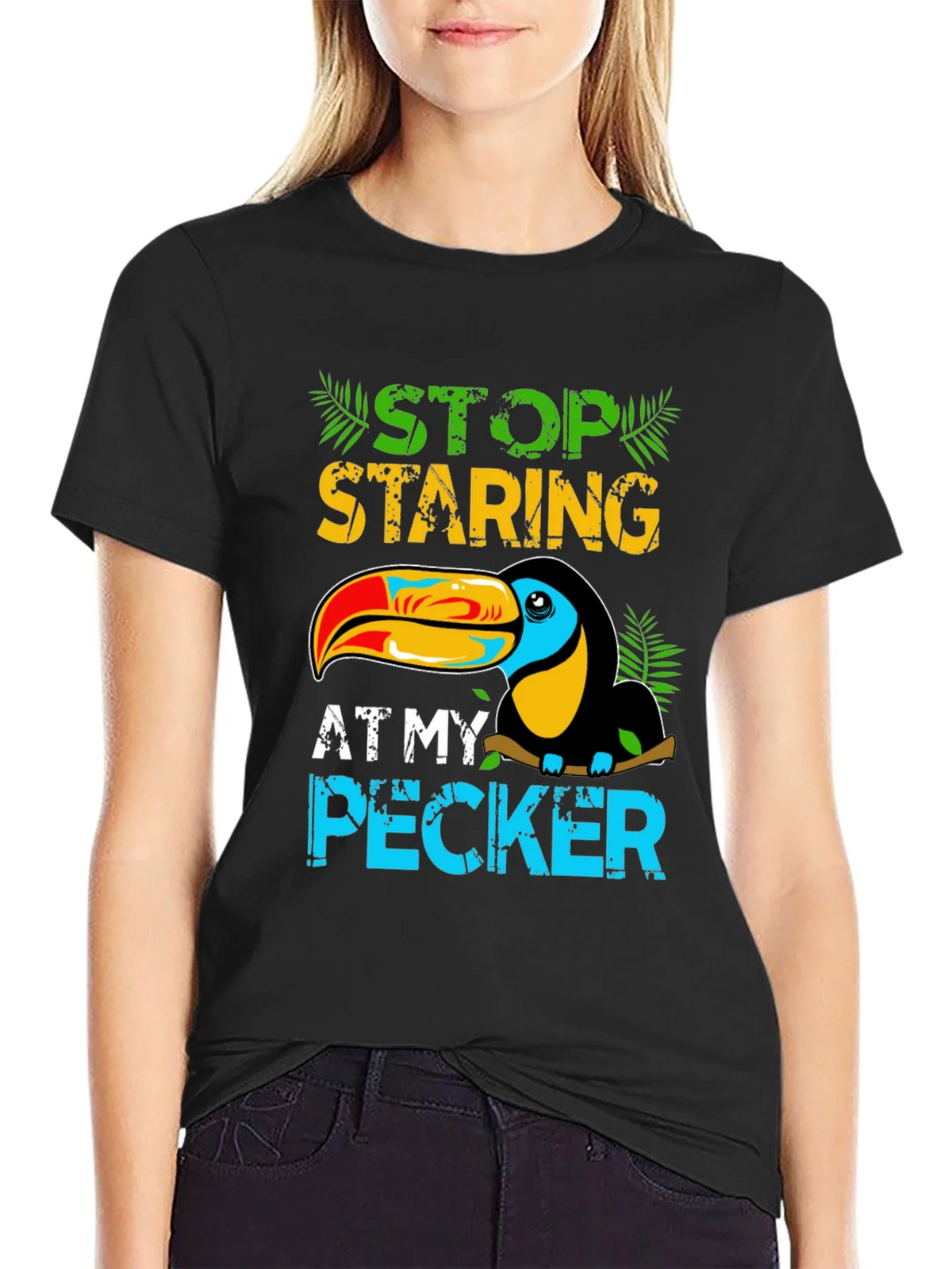 Funny Toucan T-Shirt - Stop Staring! product image 2