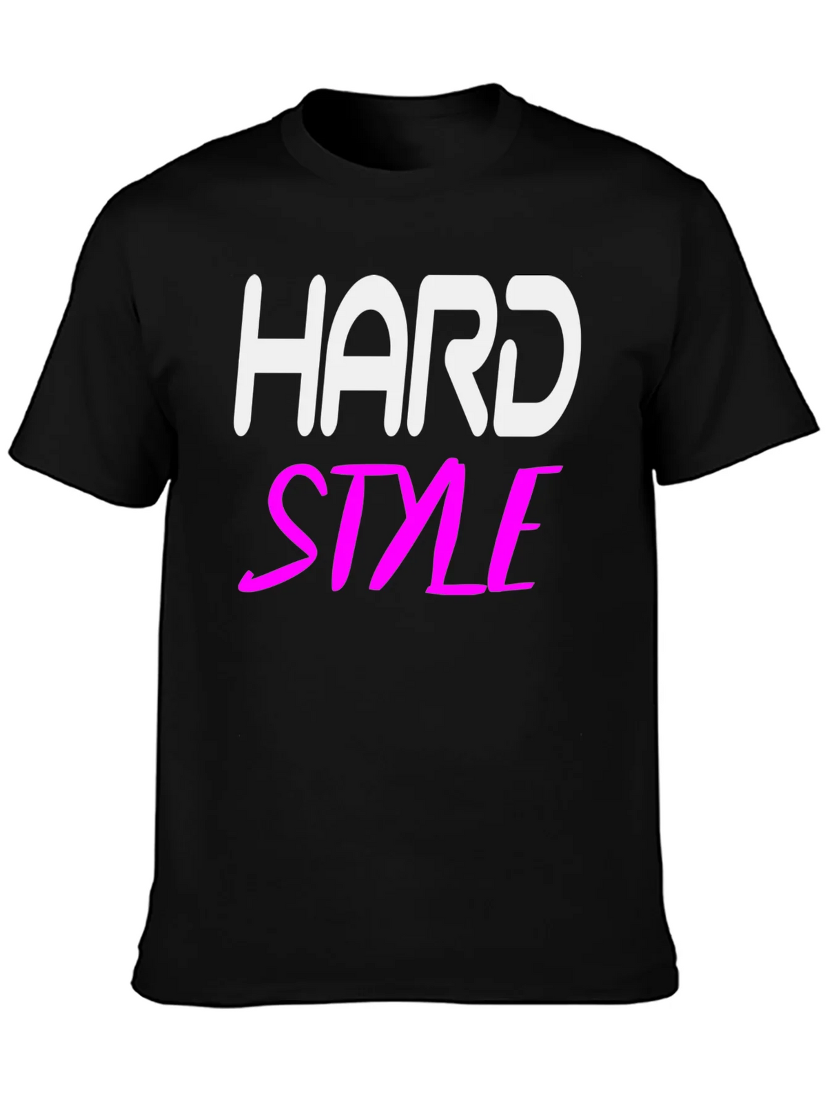 Hard Style Graphic Tee - Black Cotton T-Shirt product image 2