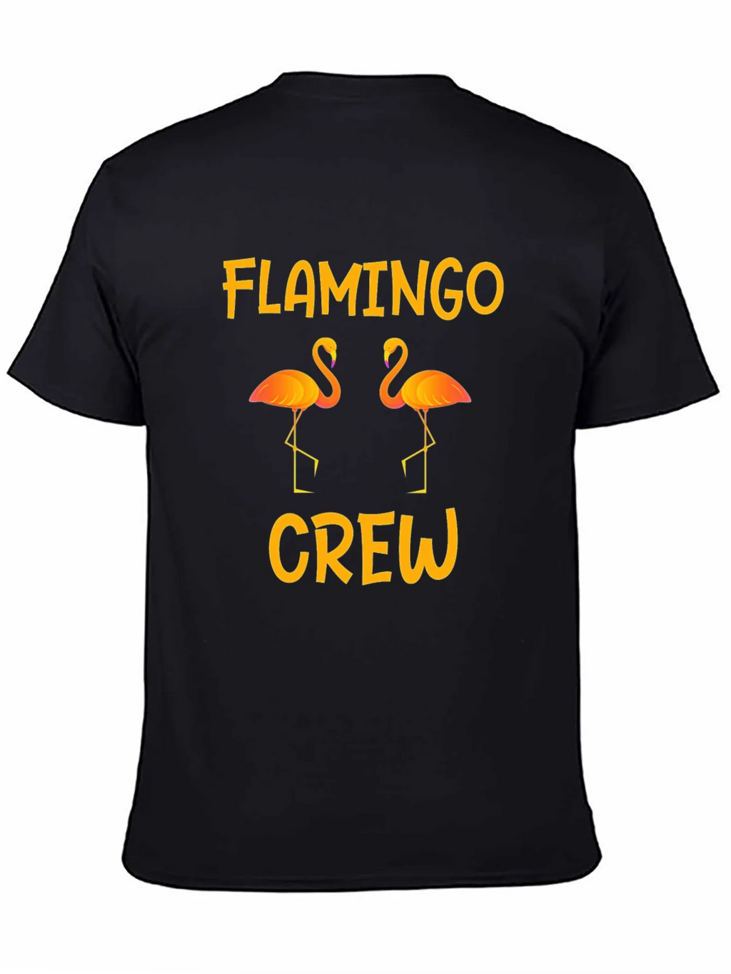Flamingo Crew Graphic Tee - Tropical Summer Vibes product image 2