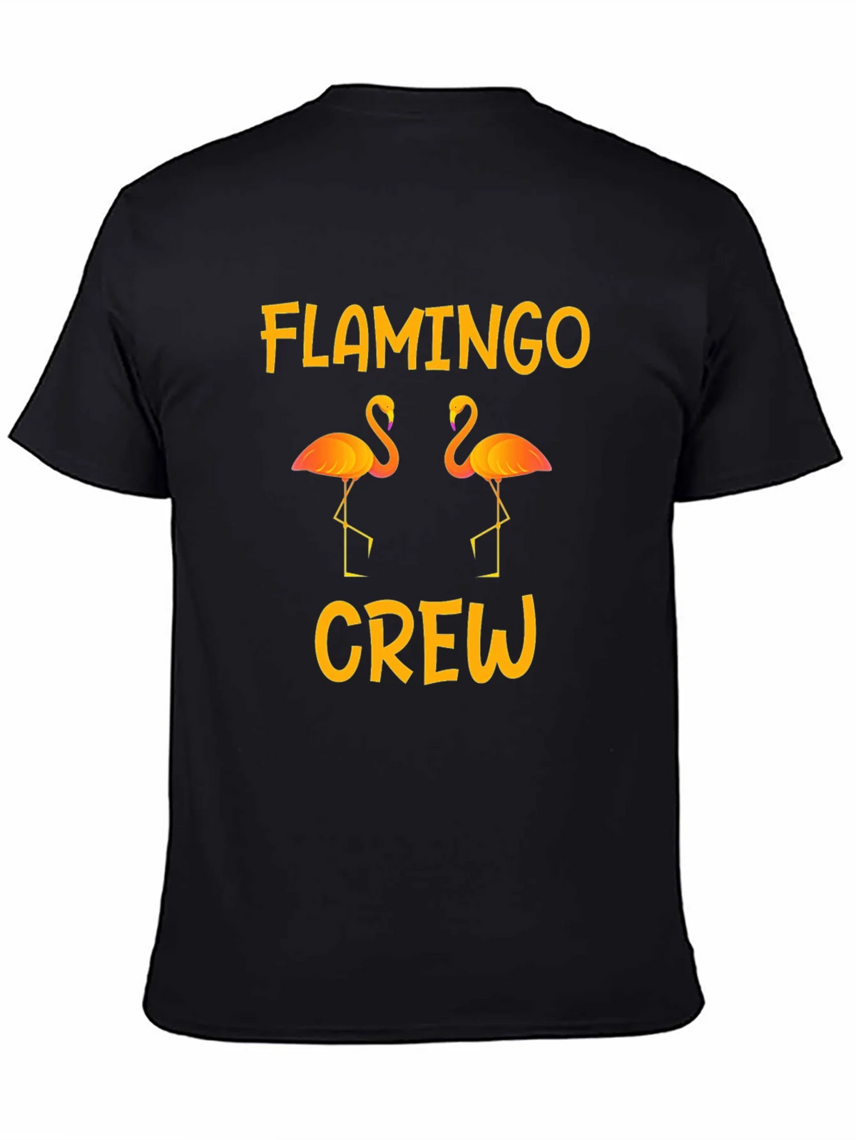 Flamingo Crew Graphic Tee - Tropical Summer Vibes product image 2