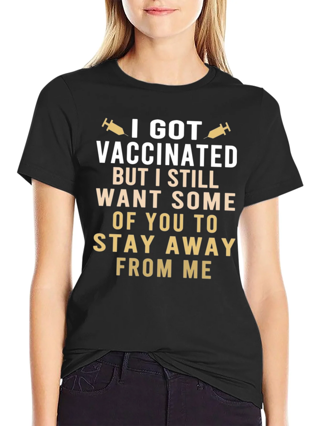 Funny Vaccinated Graphic Tee product image 2