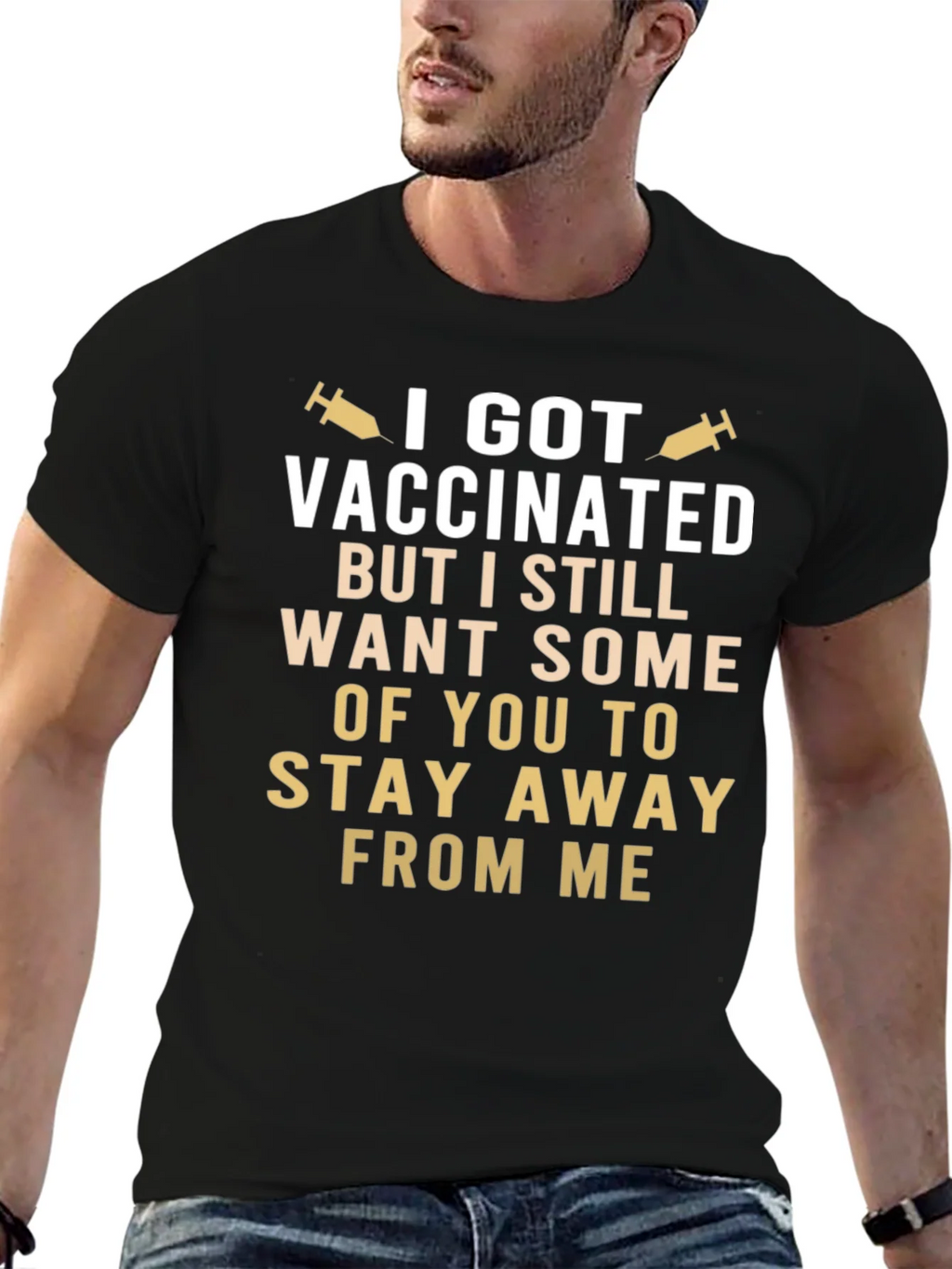 Funny Vaccinated Graphic Tee product image 6