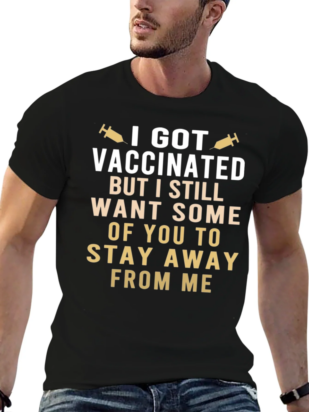 Funny Vaccinated Graphic Tee product image 6