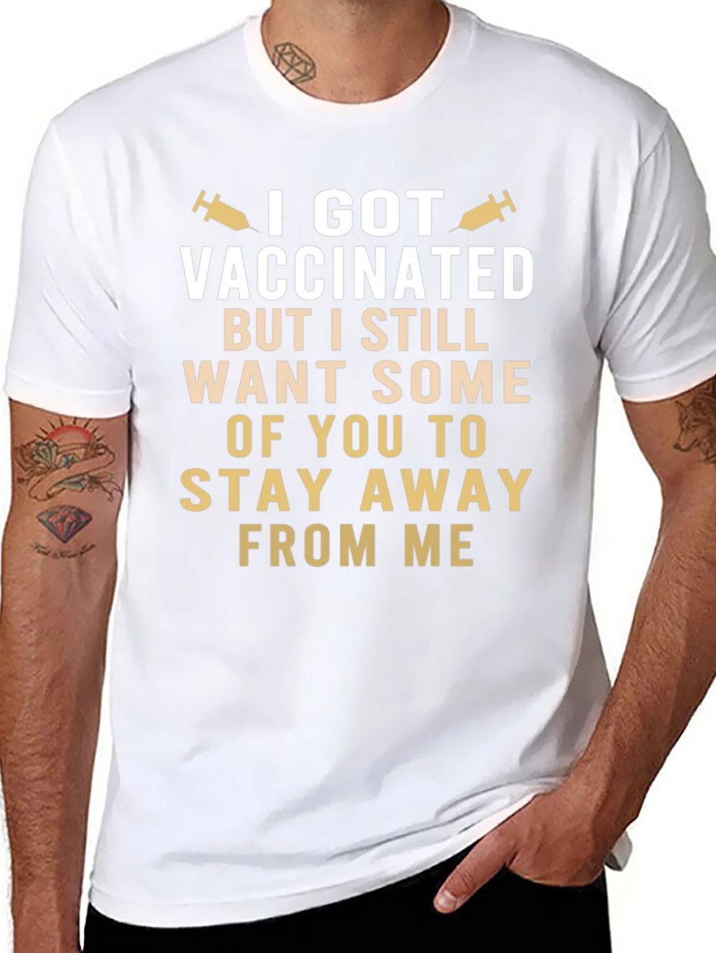 Funny Vaccinated Graphic Tee product image 7