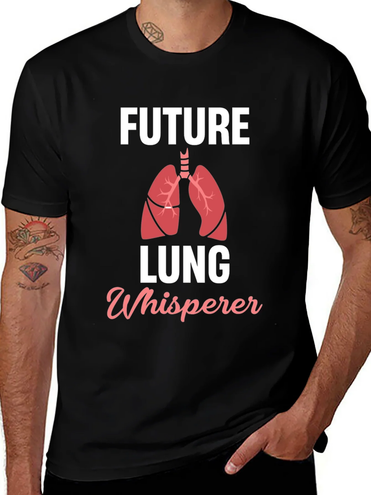 Future Lung Whisperer T-Shirt - Medical Humor product image 1