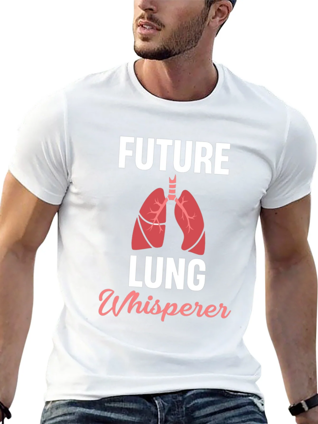 Future Lung Whisperer T-Shirt - Medical Humor product image 9