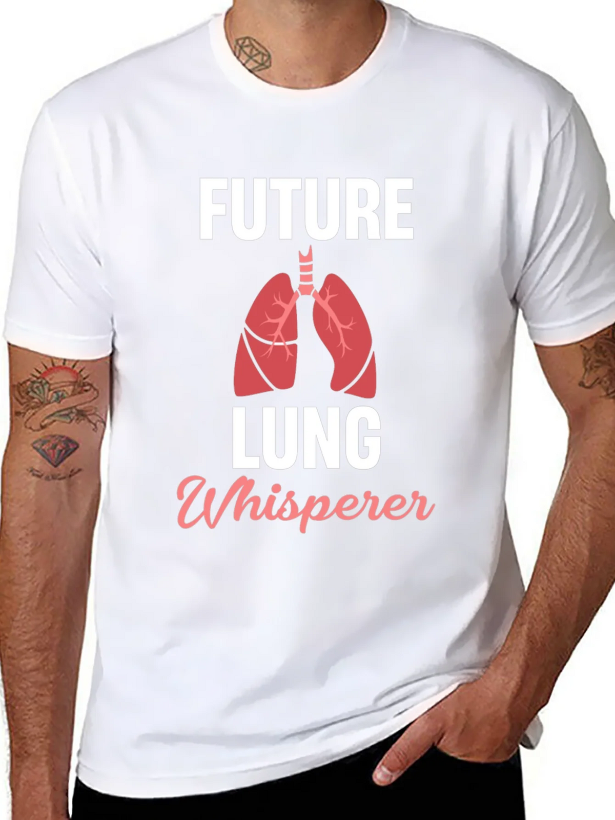 Future Lung Whisperer T-Shirt - Medical Humor product image 4