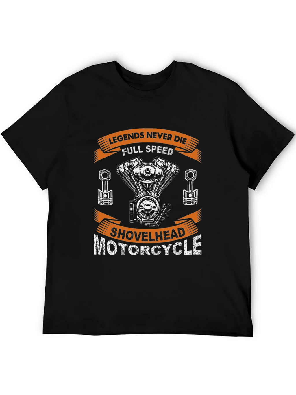 Legends Never Die Motorcycle Shovelhead T-Shirt product image 5