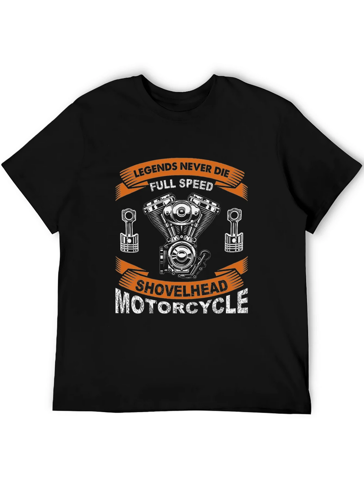 Legends Never Die Motorcycle Shovelhead T-Shirt product image 5