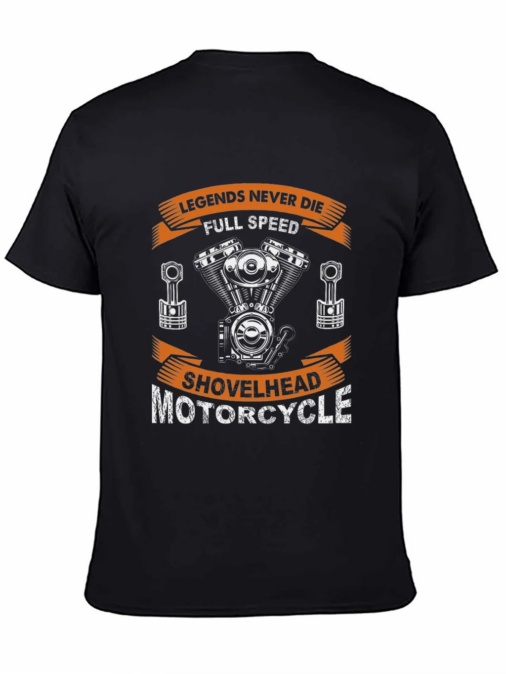 Legends Never Die Motorcycle Shovelhead T-Shirt product image 4