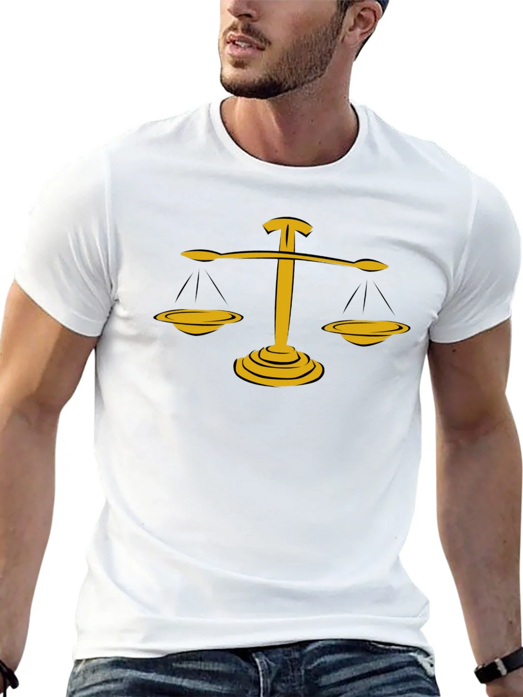 Scales of Justice Graphic Tee - Black product image 9