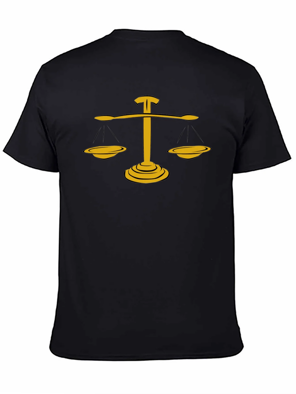 Scales of Justice Graphic Tee - Black product image 3