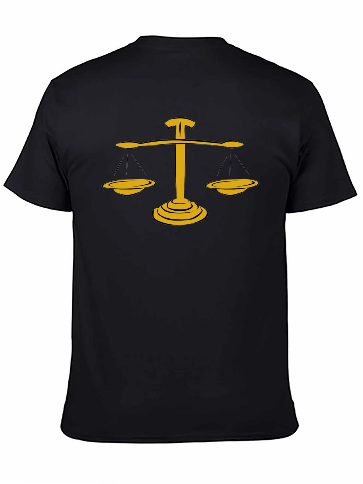 Scales of Justice Graphic Tee - Black product image 3