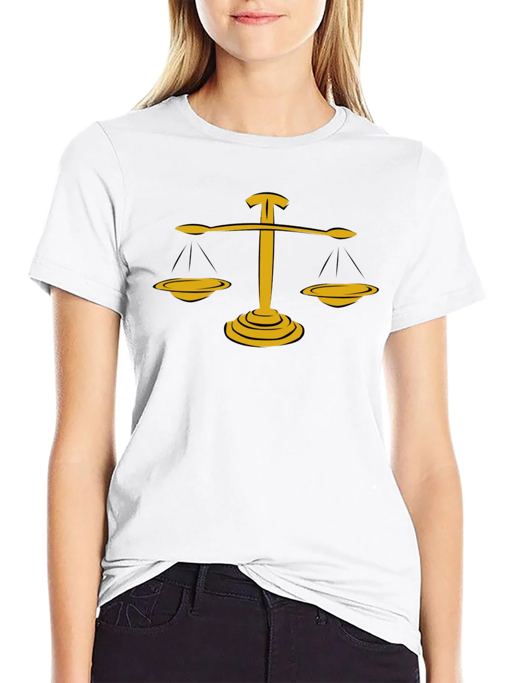 Scales of Justice Graphic Tee - Black product image 6