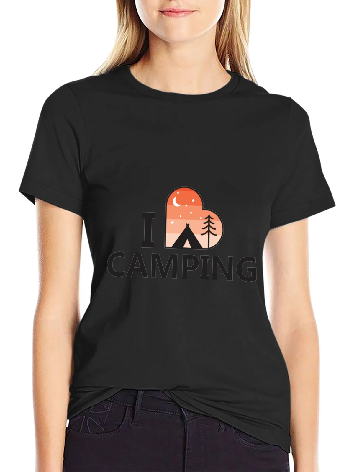 Camping Lover T-Shirt - Heart Design product image 2