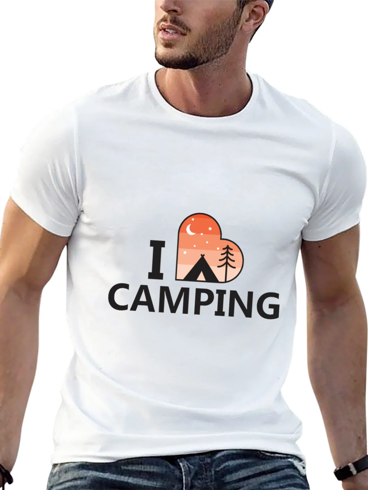 Camping Lover T-Shirt - Heart Design product image 12