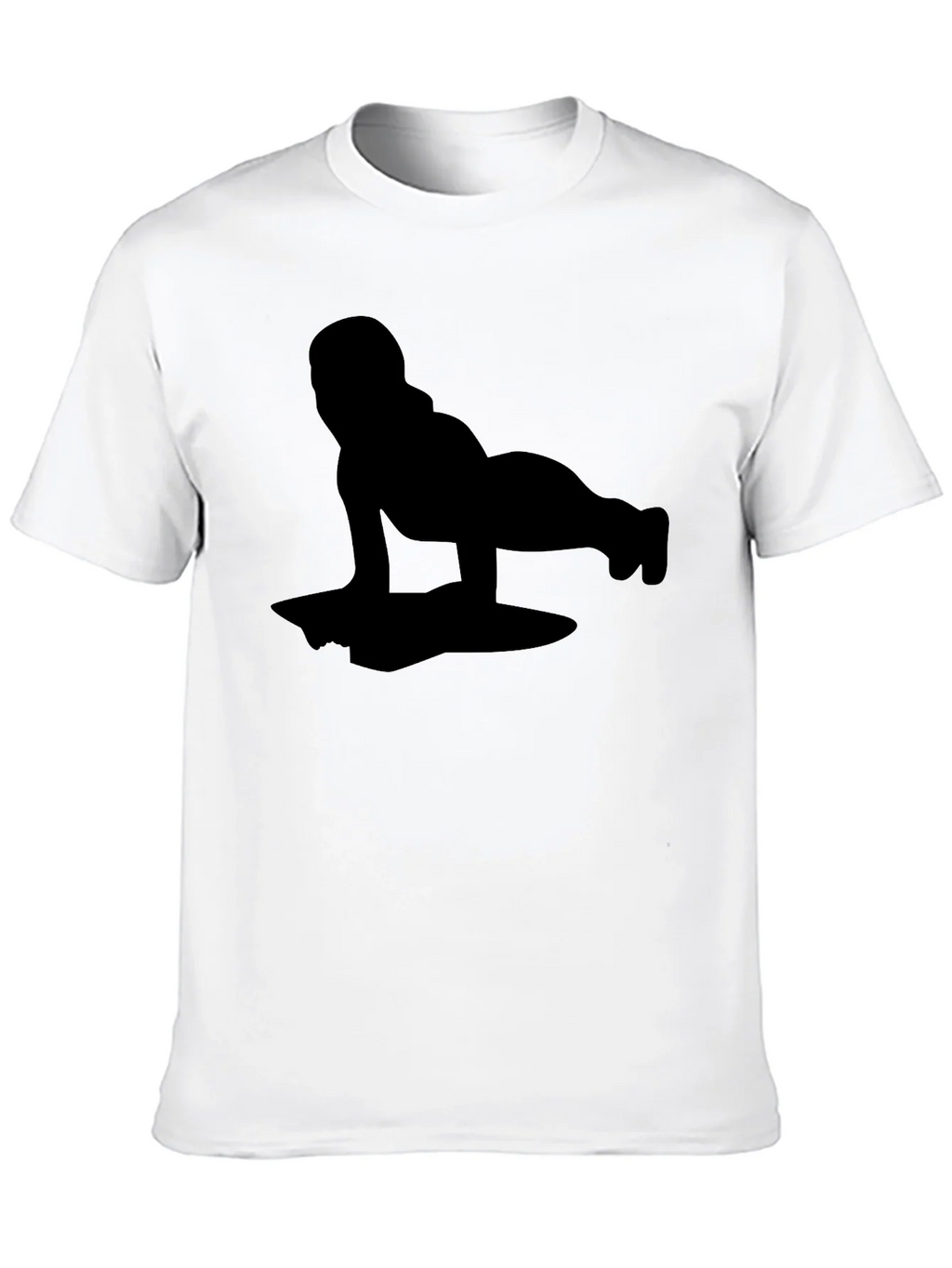 Yoga Silhouette Black T-Shirt product image 9