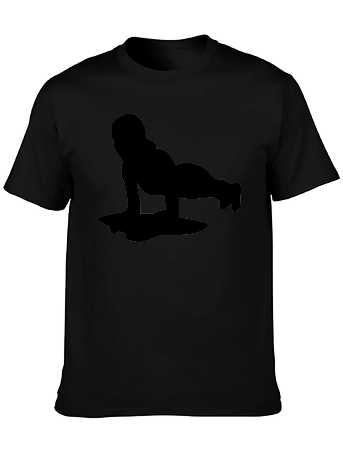 Yoga Silhouette Black T-Shirt product image 3