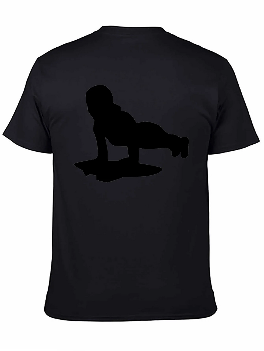Yoga Silhouette Black T-Shirt product image 4