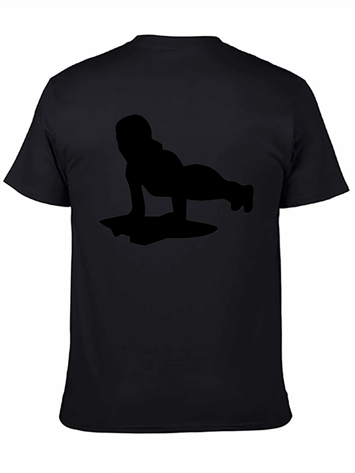 Yoga Silhouette Black T-Shirt product image 4