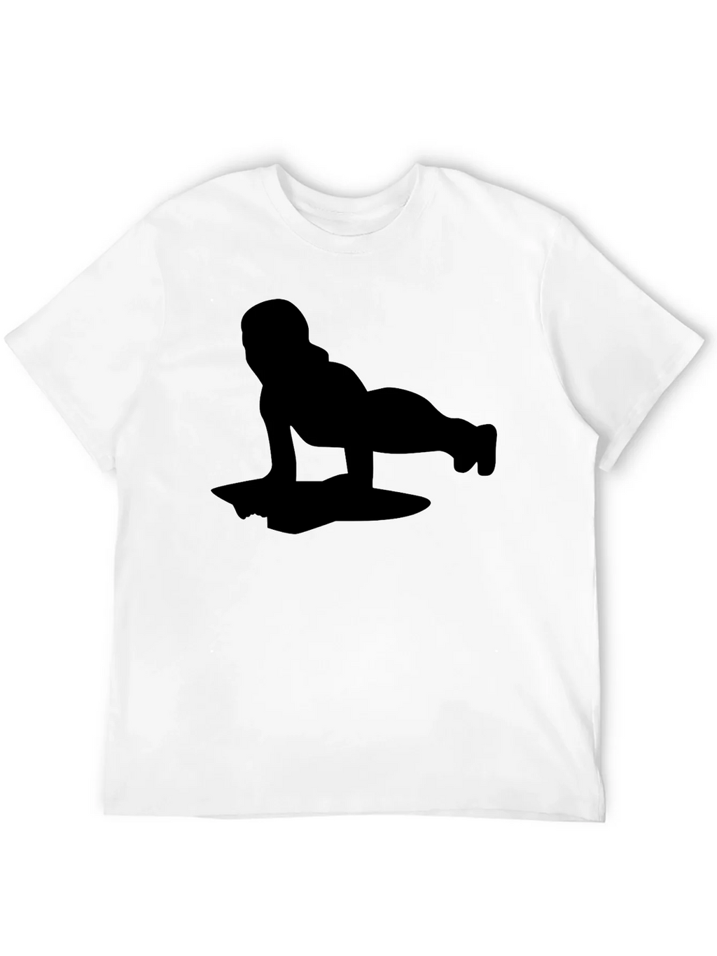 Yoga Silhouette Black T-Shirt product image 11