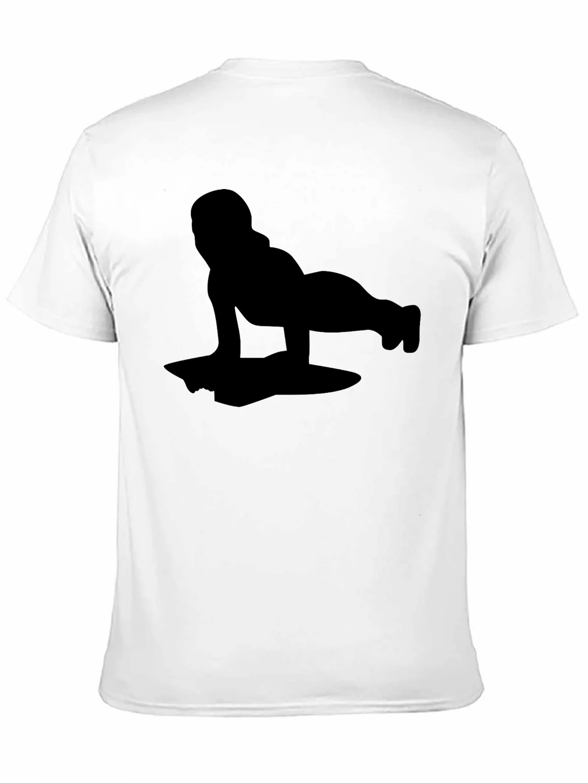 Yoga Silhouette Black T-Shirt product image 10