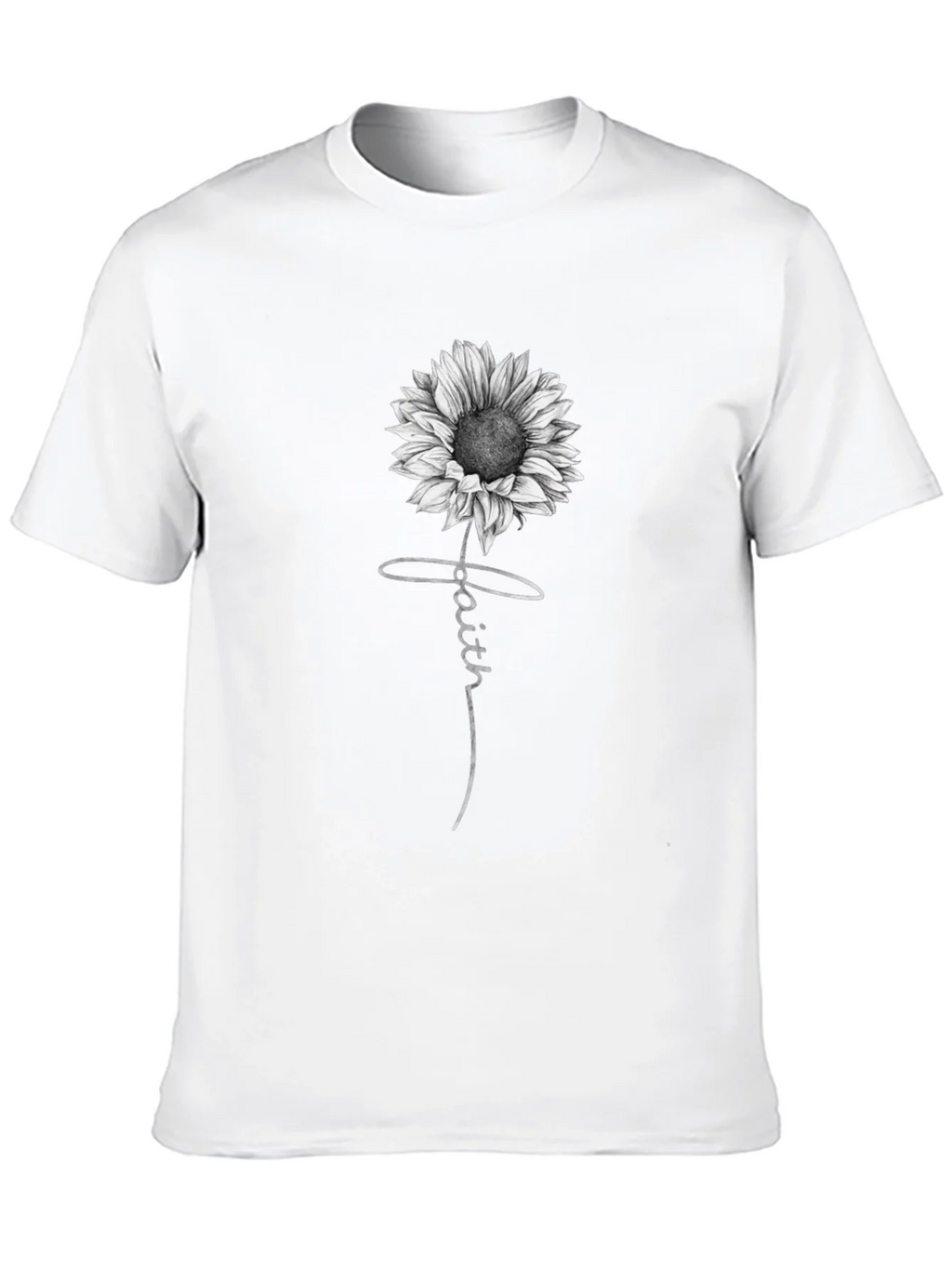 Faith Sunflower Graphic Print T-Shirt product image 9