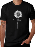 Faith Sunflower Graphic Print T-Shirt product image 1
