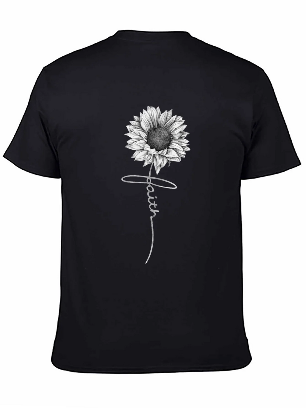 Faith Sunflower Graphic Print T-Shirt product image 4