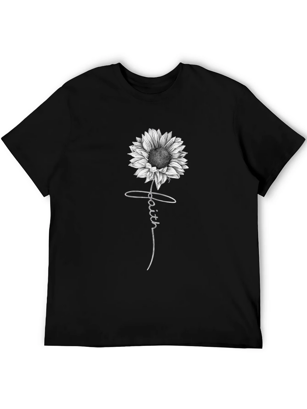 Faith Sunflower Graphic Print T-Shirt product image 5