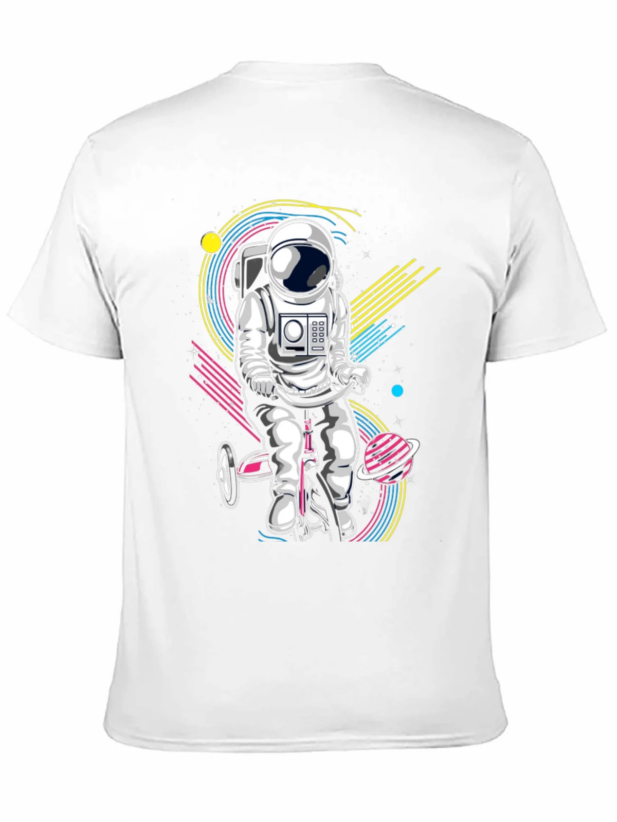 Astronaut on Tricycle Graphic T-Shirt product image 10