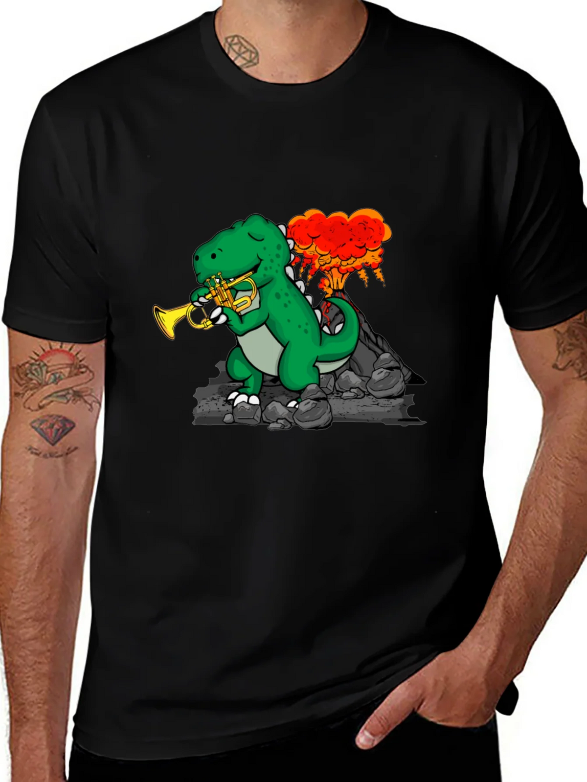 T-Rex Trumpet Volcano Tee product image 1