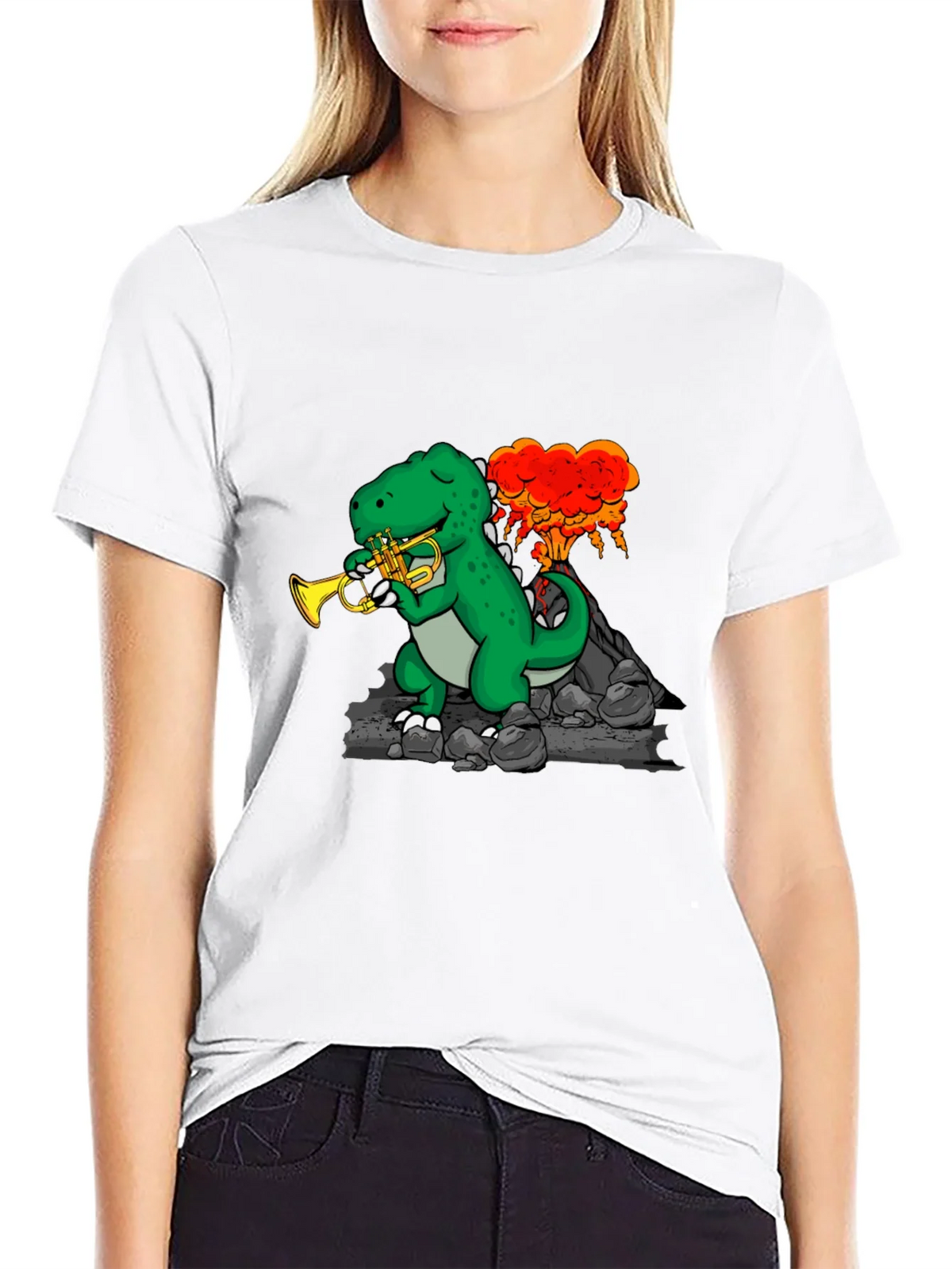 T-Rex Trumpet Volcano Tee product image 7