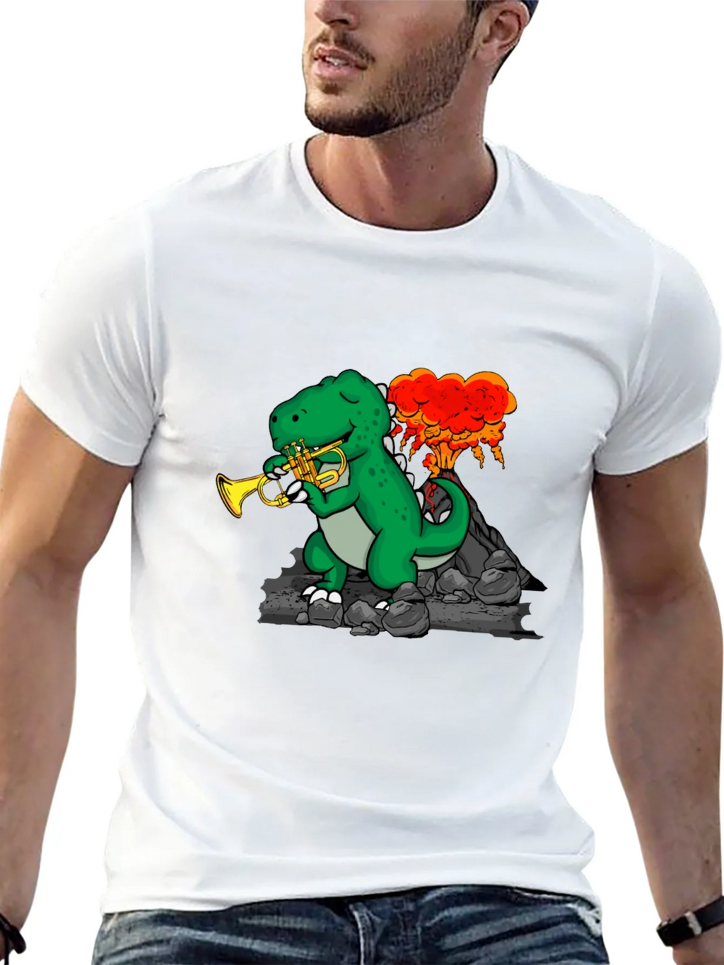 T-Rex Trumpet Volcano Tee product image 11