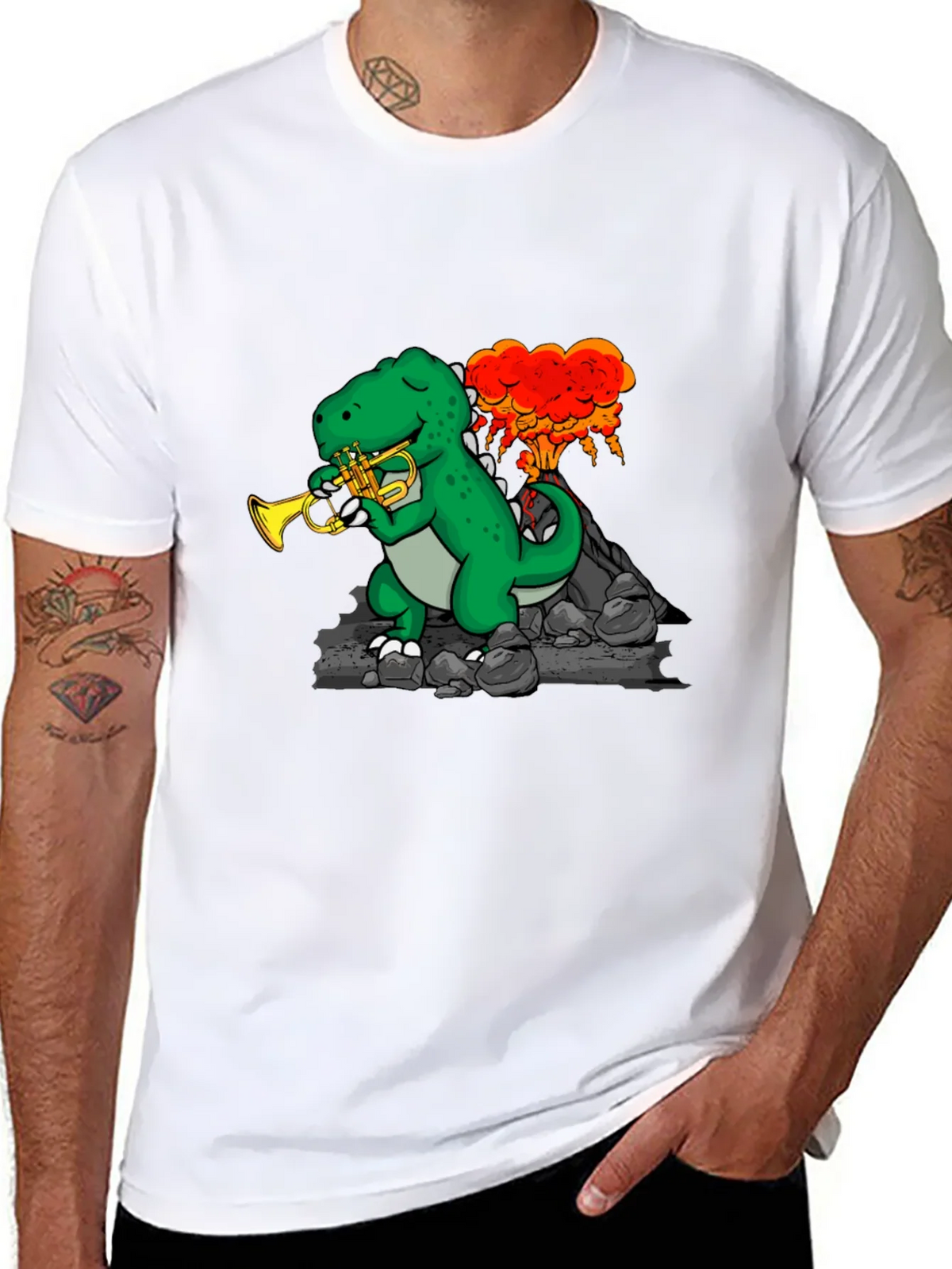 T-Rex Trumpet Volcano Tee product image 6