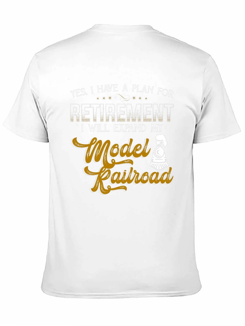Model Railroad Retirement Plan Graphic Tee product image 10