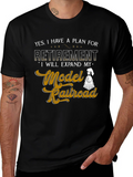 Model Railroad Retirement Plan Graphic Tee product image 1