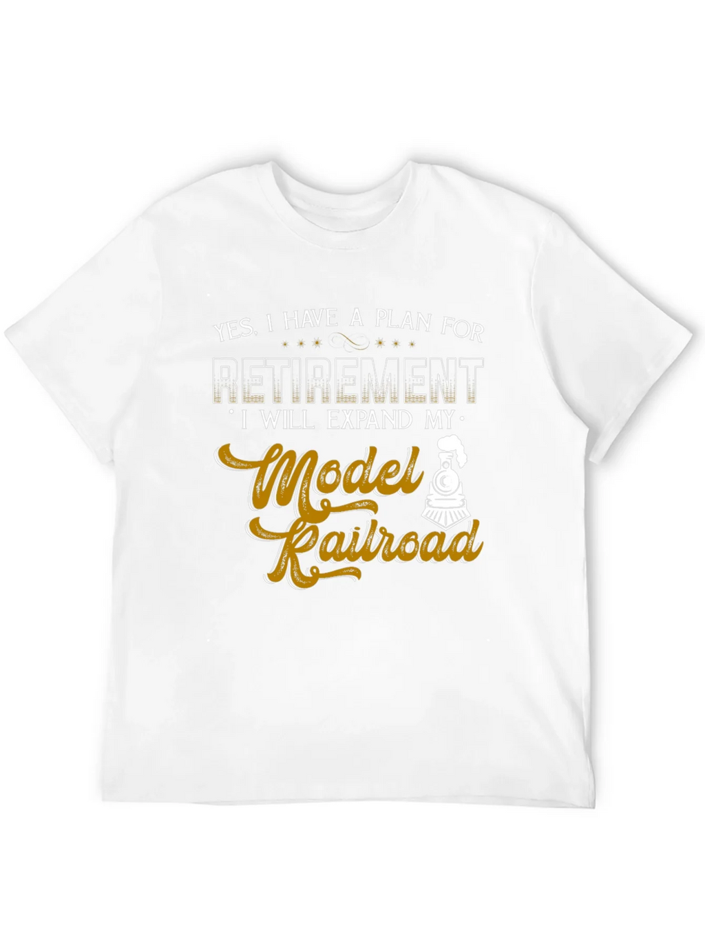 Model Railroad Retirement Plan Graphic Tee product image 11