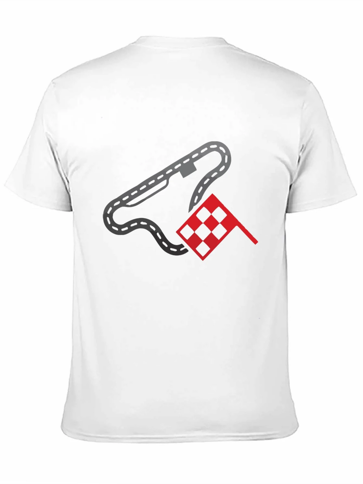 Racing Track & Flag Graphic Tee - Motorsport Fan Shirt product image 10
