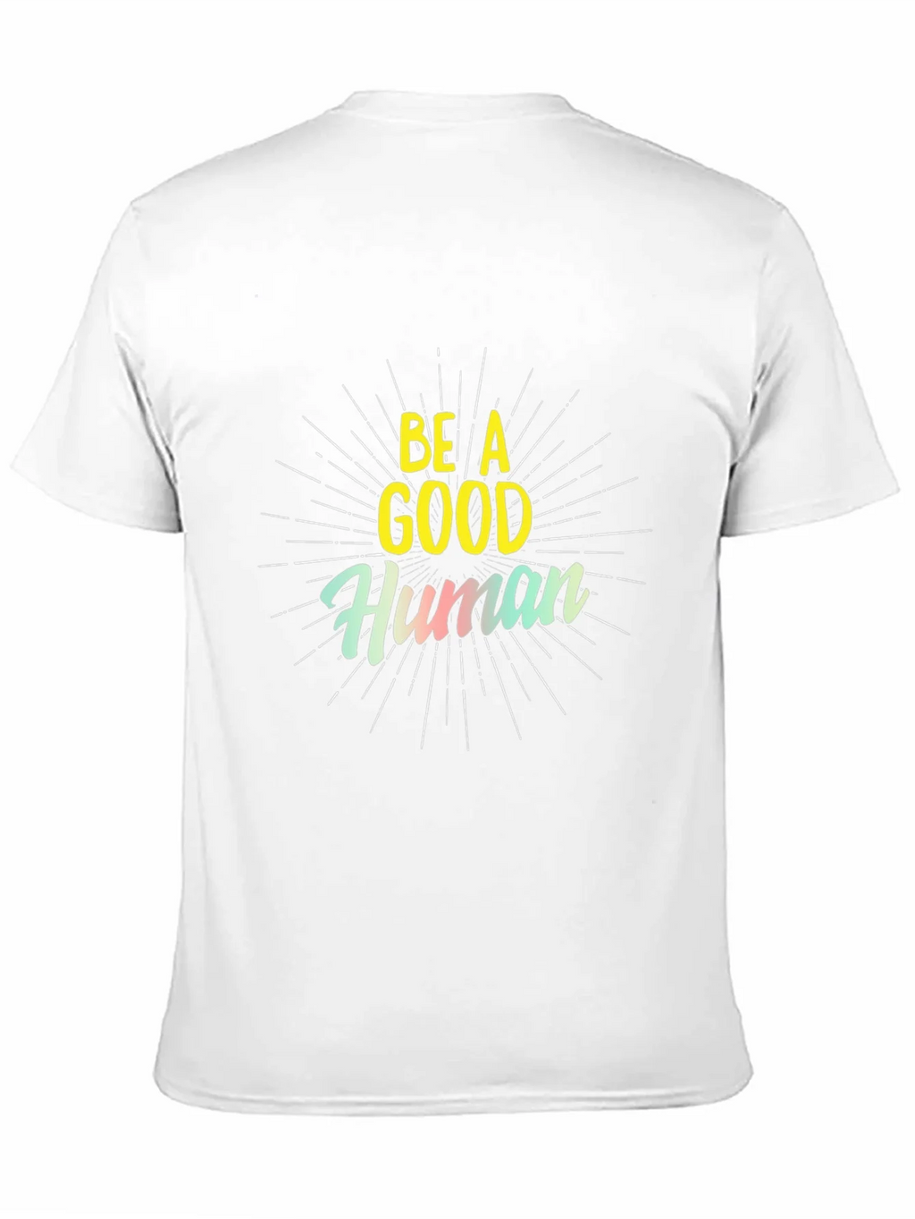 Be A Good Human Black Graphic Tee product image 3