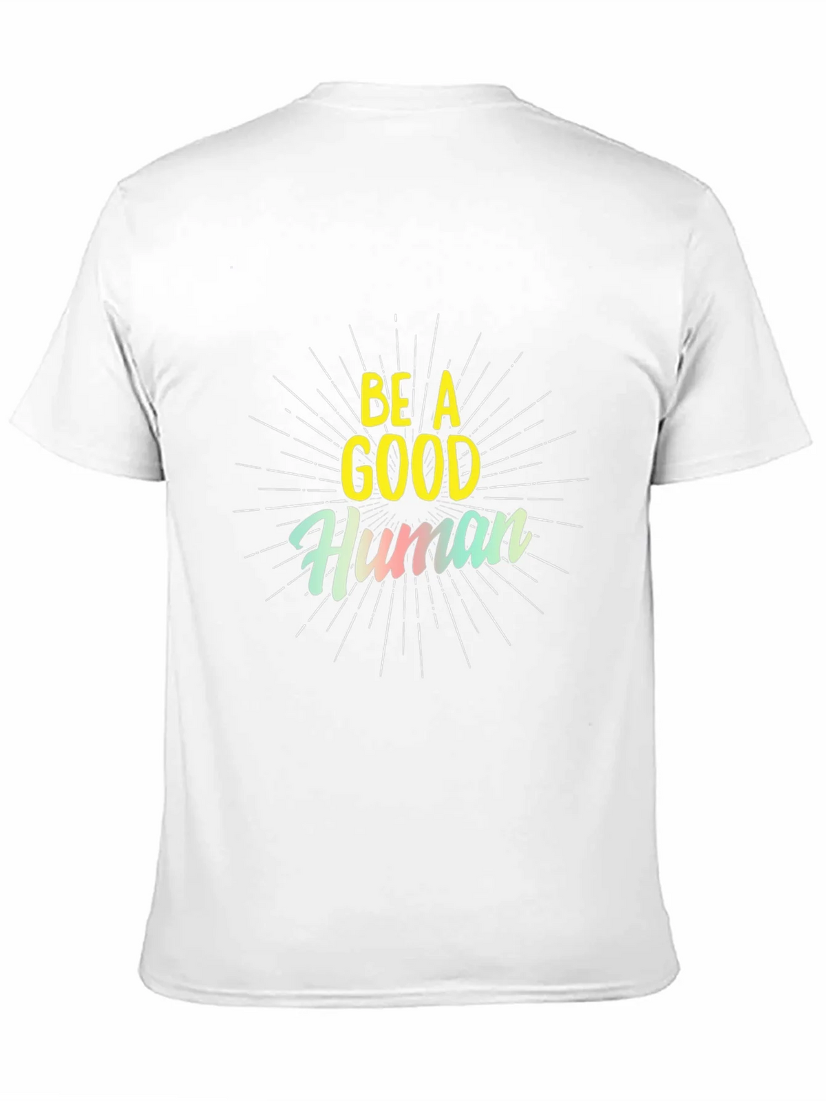 Be A Good Human Black Graphic Tee product image 3