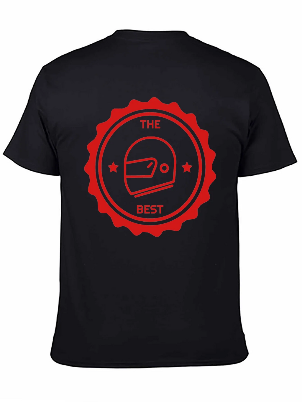The Best Helmet T-Shirt - Black Crew Neck Tee product image 4